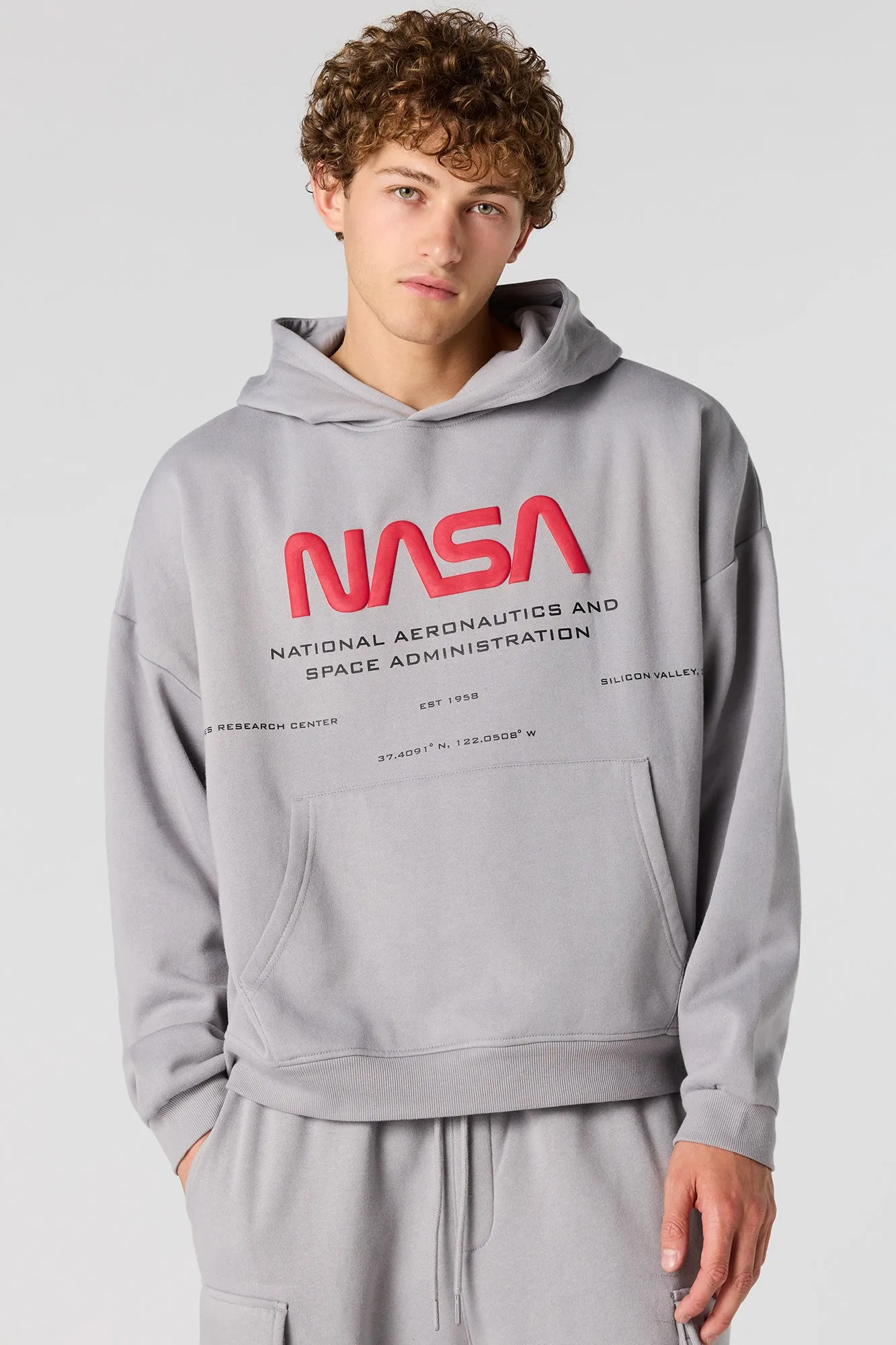 NASA Graphic Fleece Hoodie sold by Urban Planet product image thumbnail 5