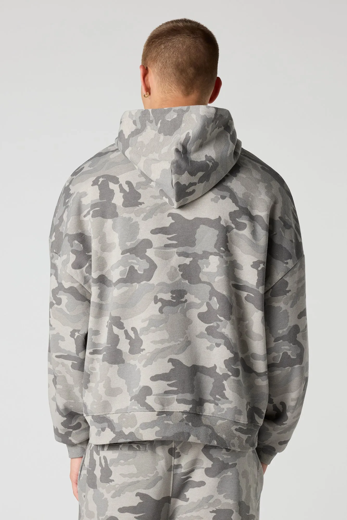 Official Embossed Boxy Fleece Hoodie sold by Urban Planet product image thumbnail 2