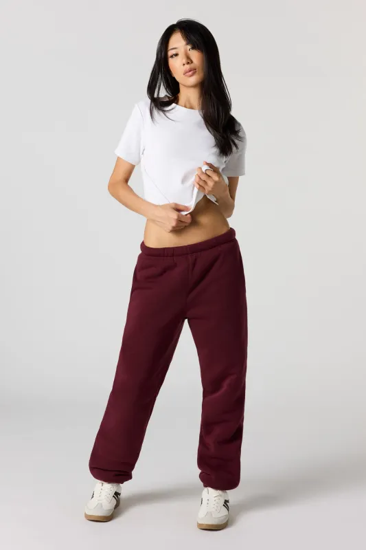 Sherpa Lined Fleece Jogger sold by Urban Planet