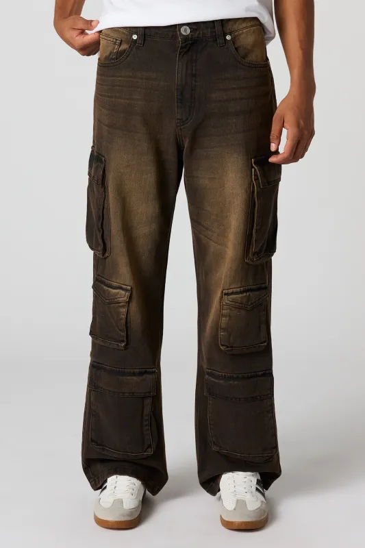 Baggy Multi Pocket Cargo Jean sold by Urban Planet