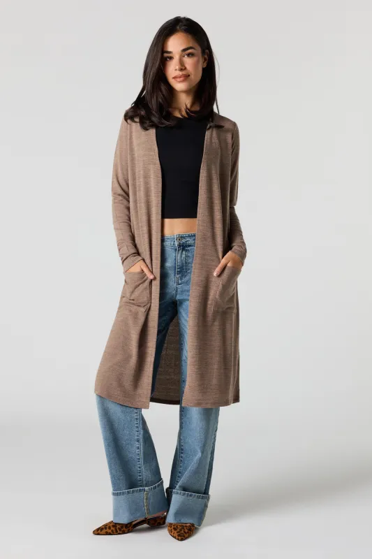 Long Sleeve Duster Cardigan sold by Urban Planet