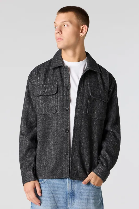 Collared Shacket sold by Urban Planet