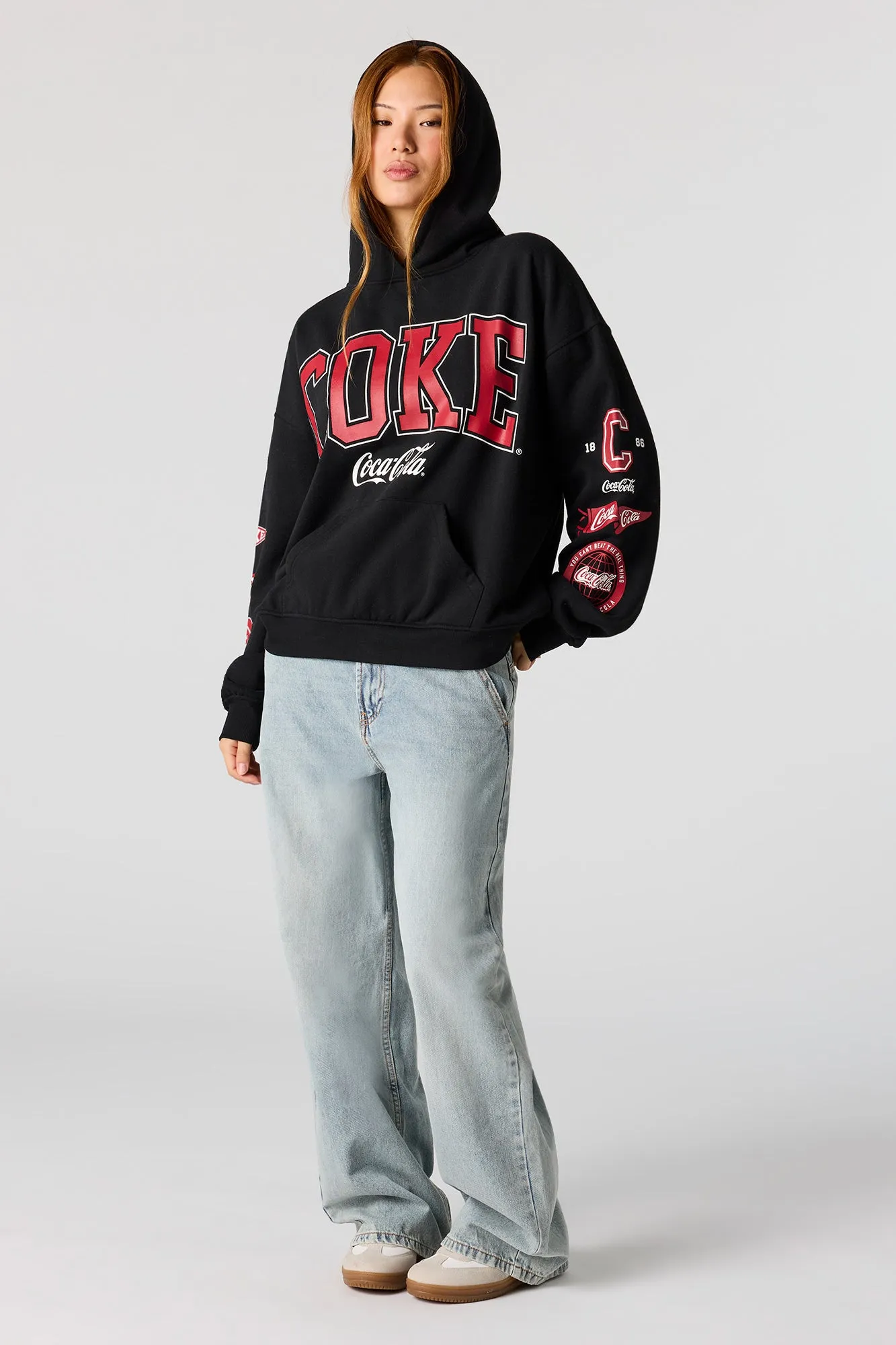 Coke HD Print Hoodie sold by Urban Planet product image thumbnail 3