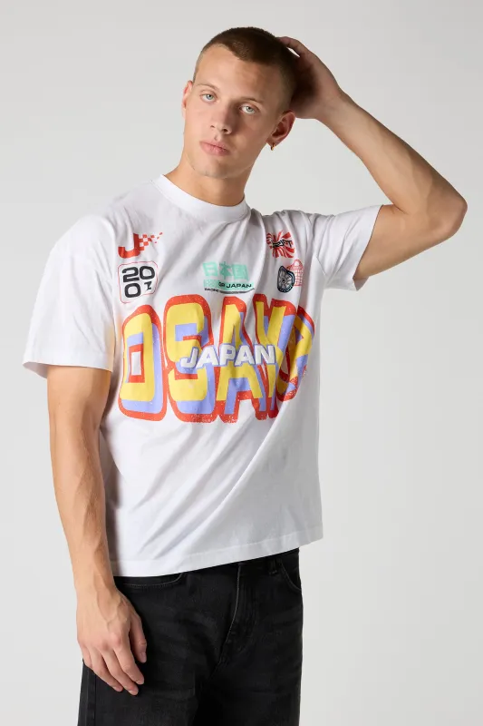 Japan Puff Print Relaxed T-Shirt sold by Urban Planet