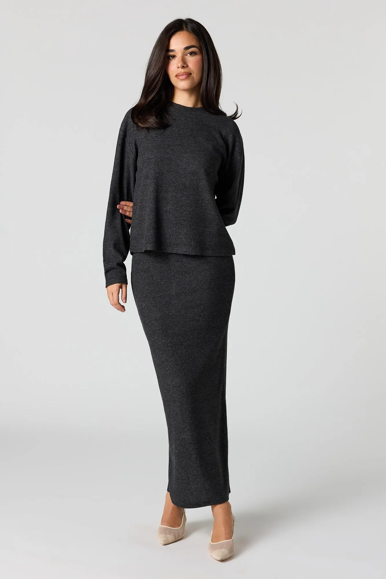 Soft Knit Maxi Skirt sold by Urban Planet product image thumbnail 4