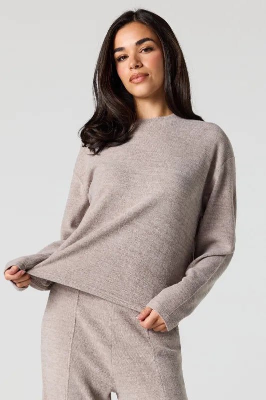 Soft Knit Long Sleeve Top sold by Urban Planet