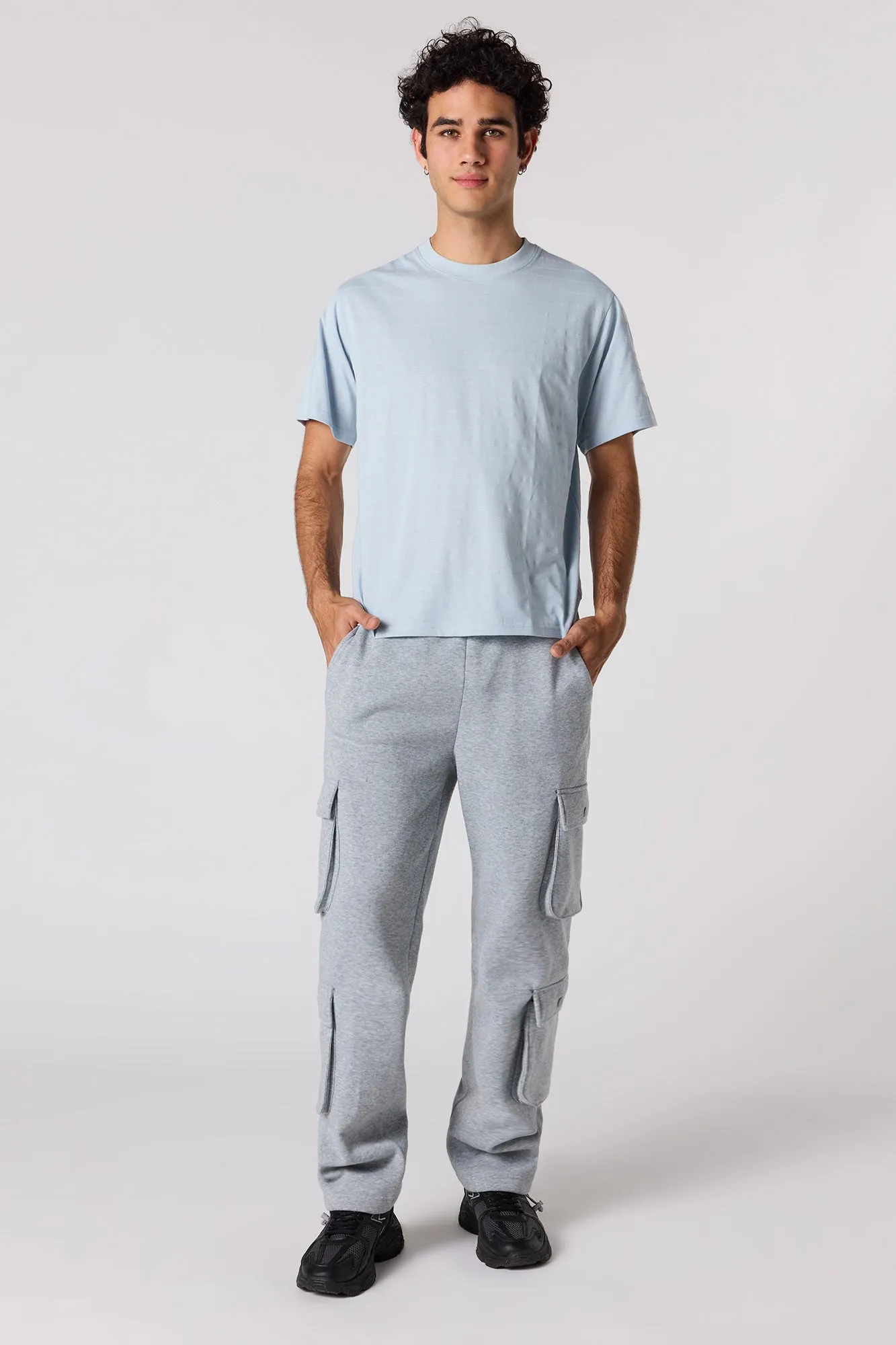 Textured Stripe T-Shirt sold by Urban Planet product image thumbnail 3