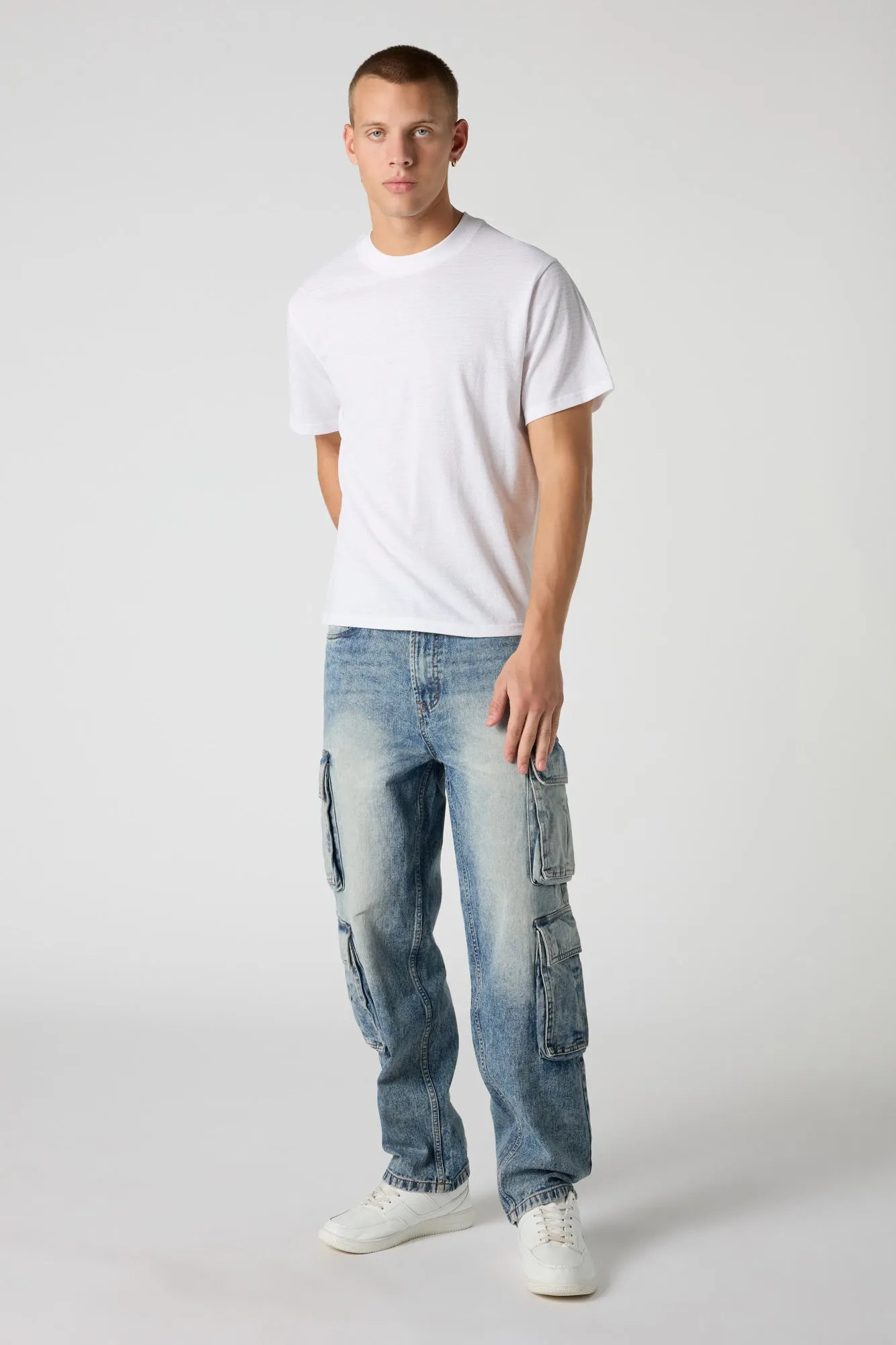 Textured T-Shirt sold by Urban Planet product image thumbnail 3