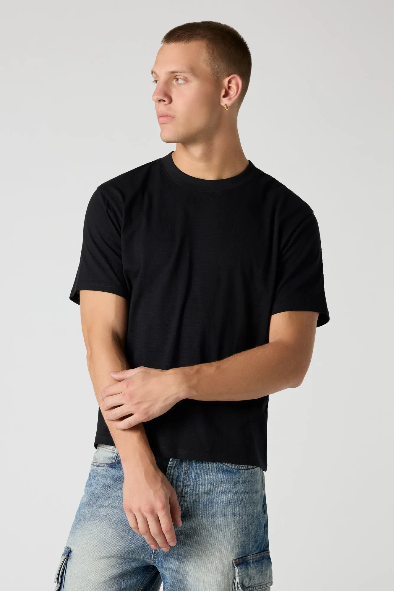 Textured T-Shirt sold by Urban Planet product image thumbnail 4