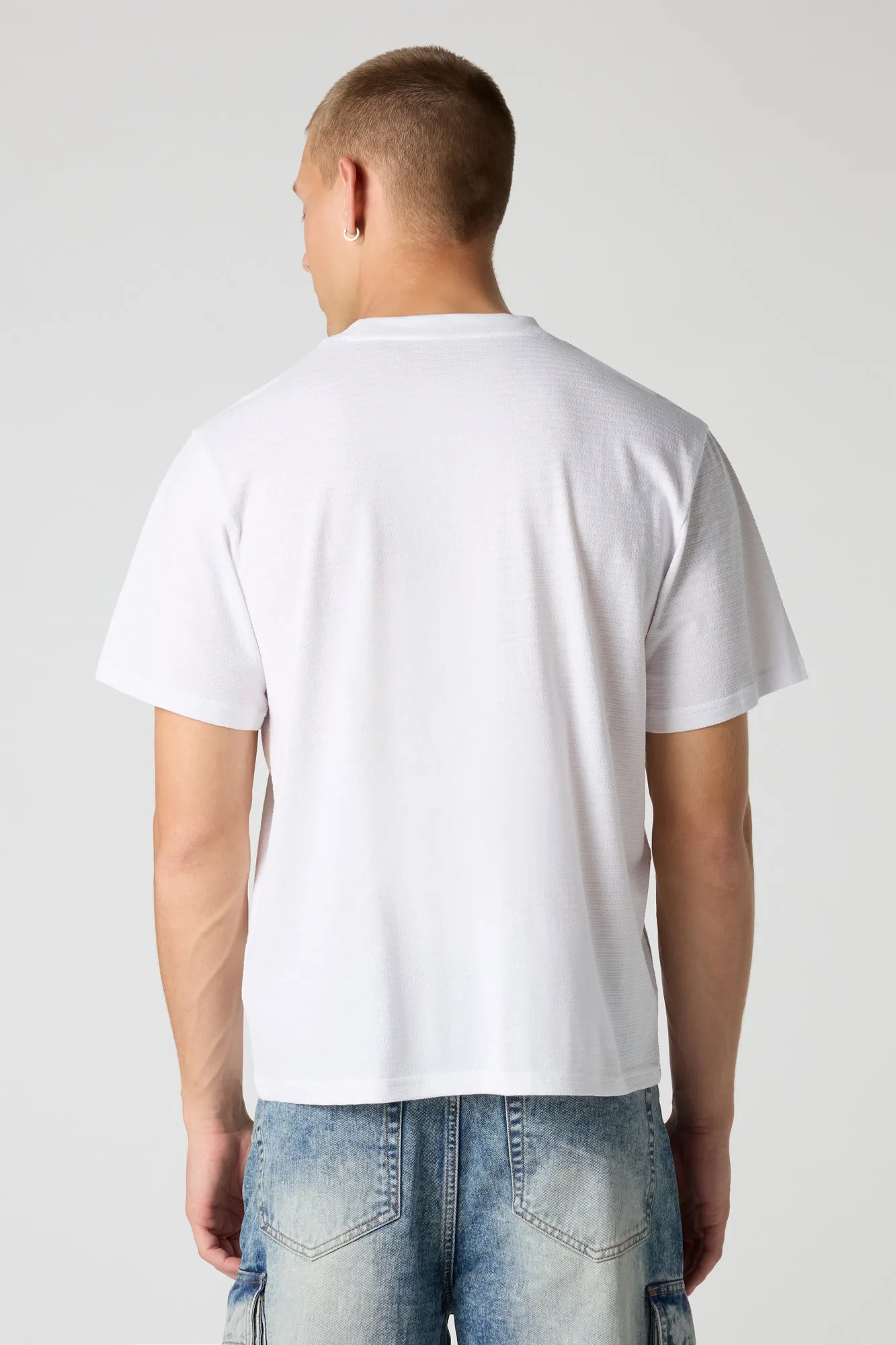 Textured T-Shirt sold by Urban Planet product image thumbnail 2