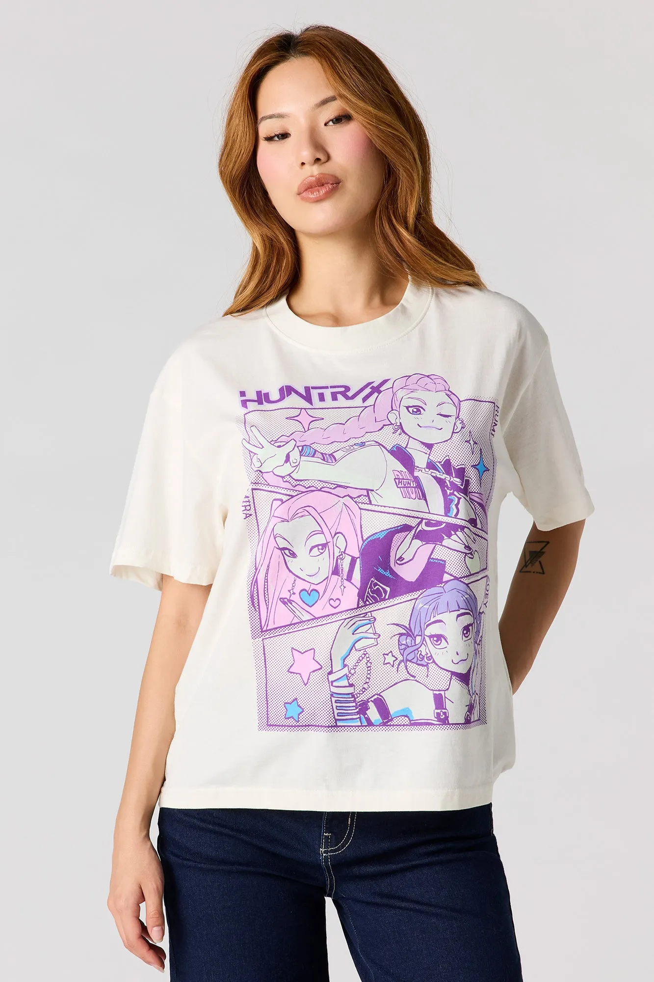 Kpop Demon Hunters Graphic T-Shirt sold by Urban Planet product image thumbnail 5