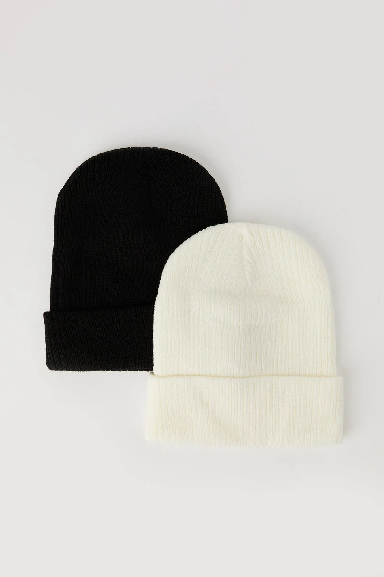 Ribbed Knit Beanie (2 Pack) sold by Urban Planet product image thumbnail 3