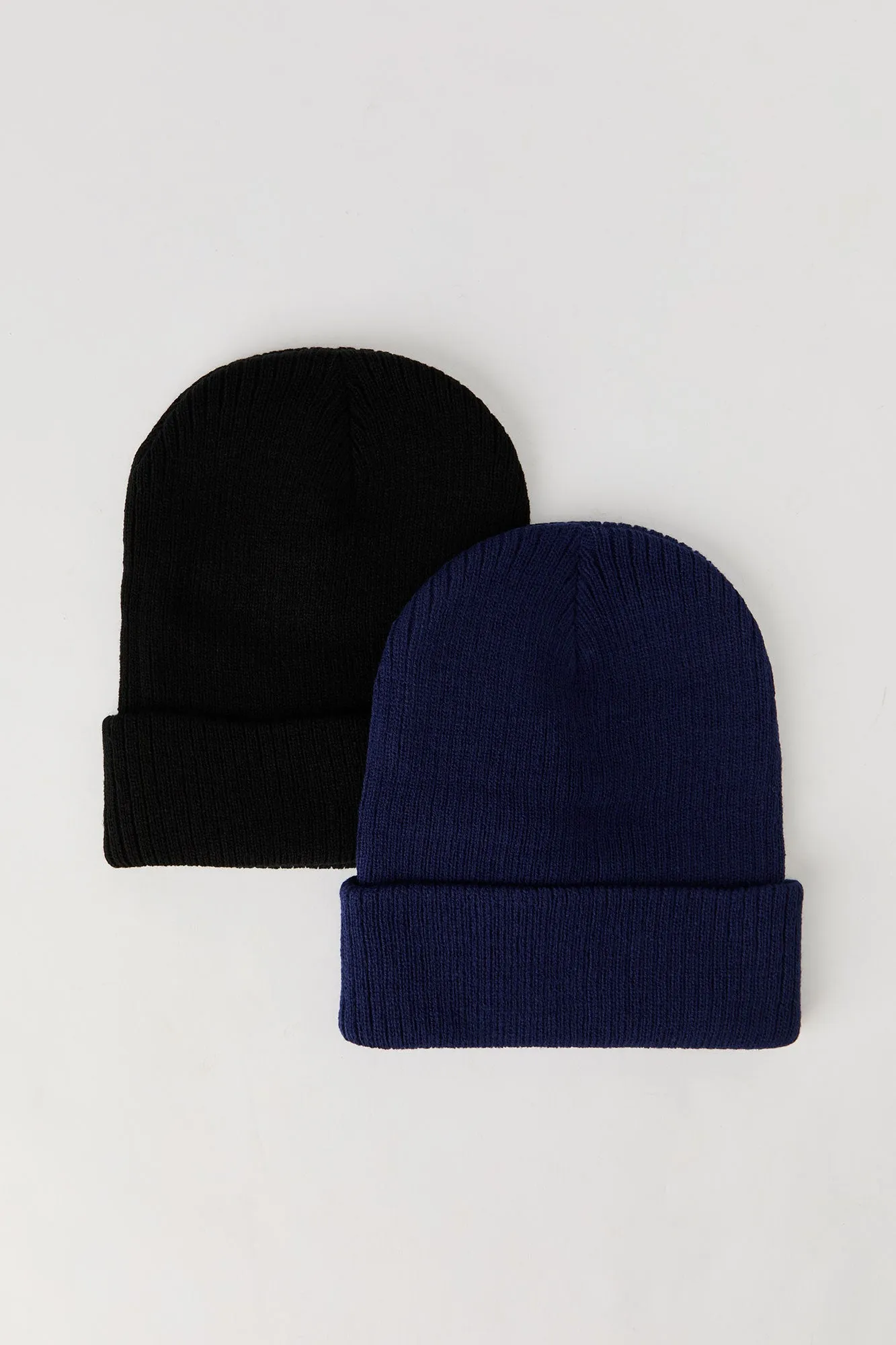 Ribbed Knit Beanie (2 Pack) sold by Urban Planet product image thumbnail 5