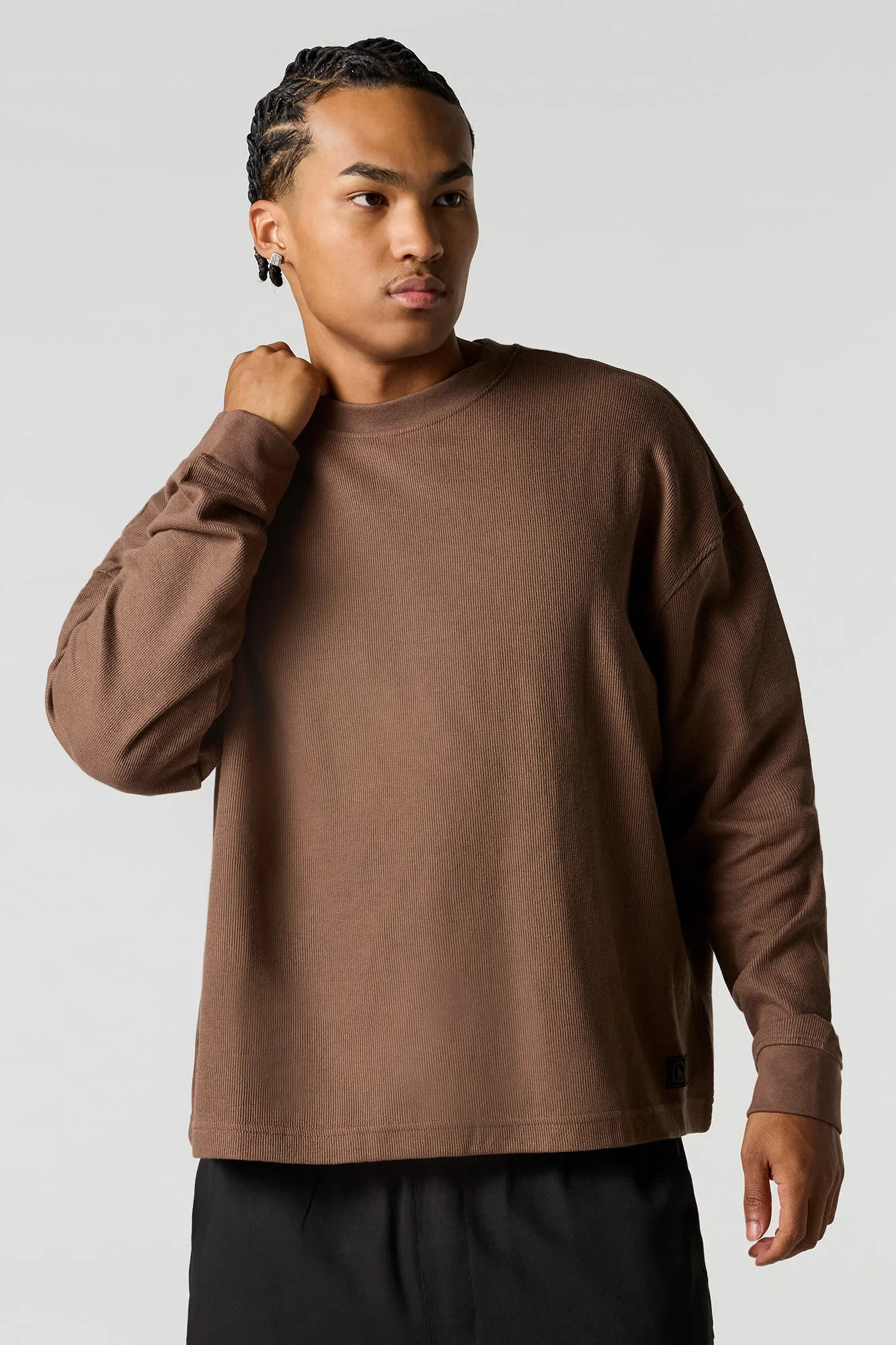 Knit Long Sleeve Top sold by Urban Planet