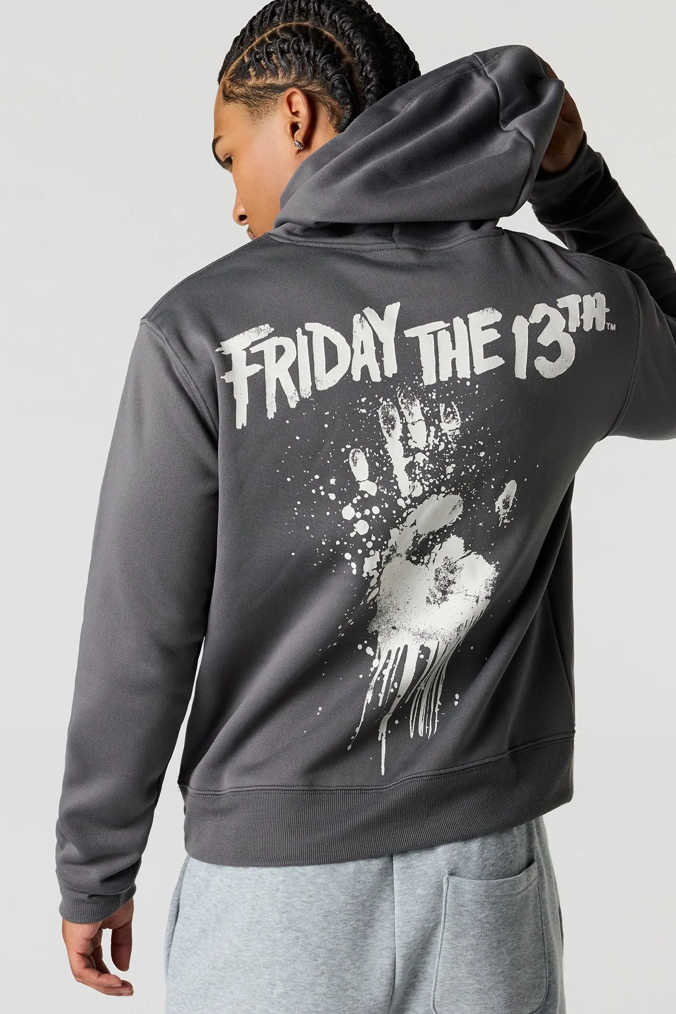 Friday the 13th Graphic Fleece Hoodie sold by Urban Planet product image thumbnail 2