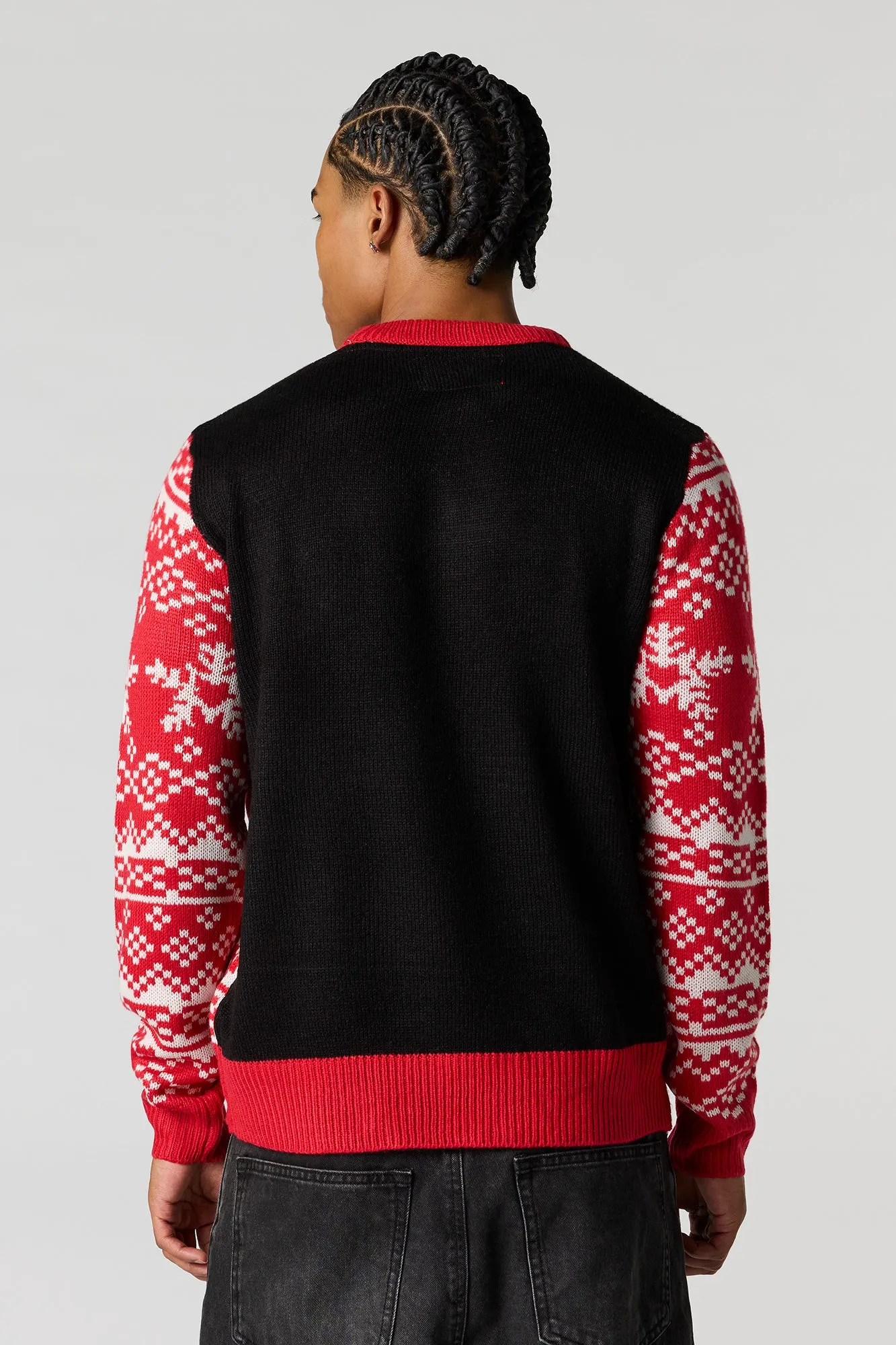 Coca Cola Chenille Embroidered Christmas Sweater sold by Urban Planet product image thumbnail 5