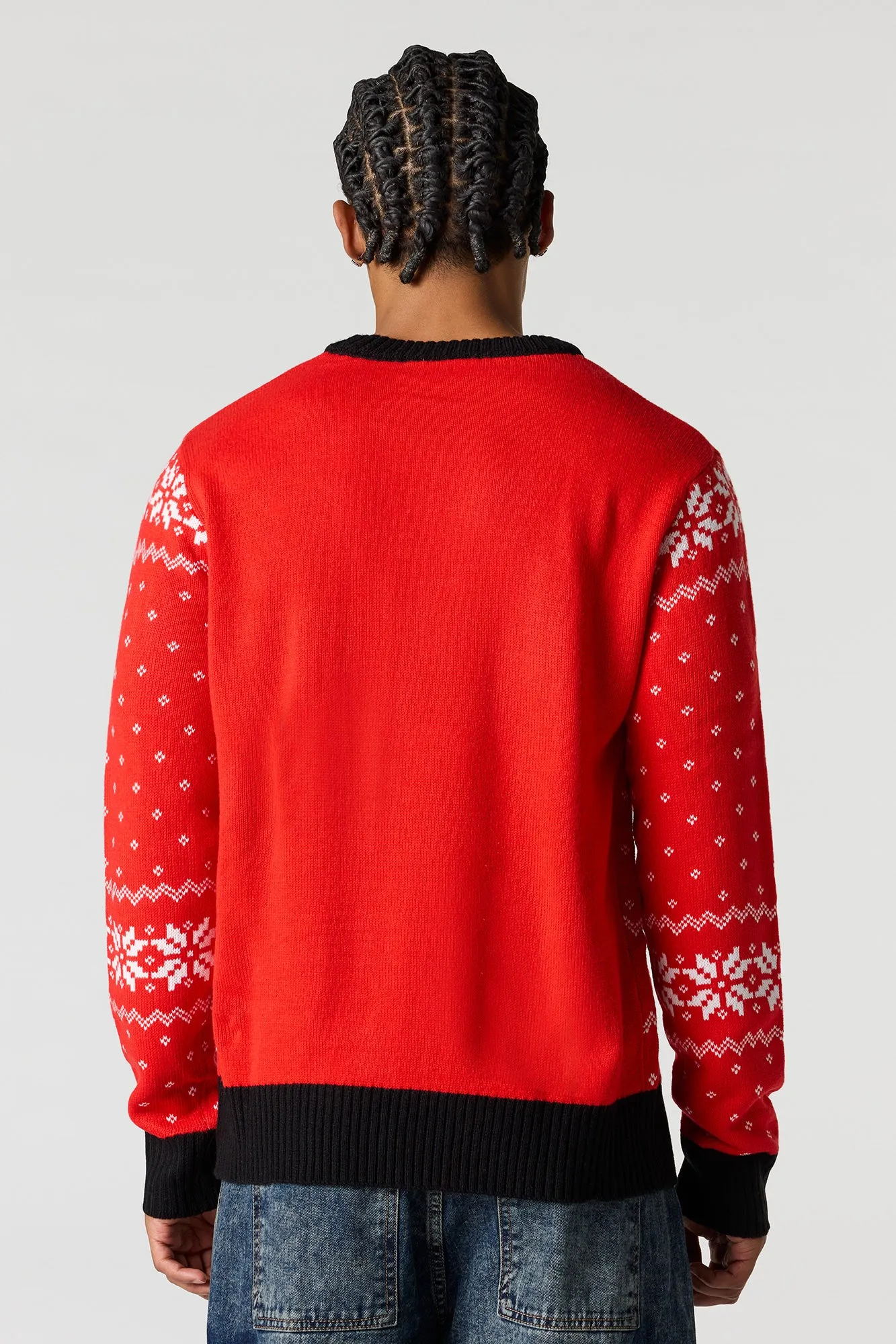Grinch & Max Jacquard Knit Christmas Sweater sold by Urban Planet product image thumbnail 2