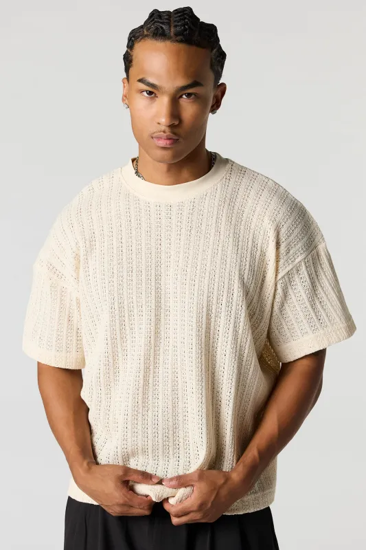 Textured Boxy T-Shirt sold by Urban Planet