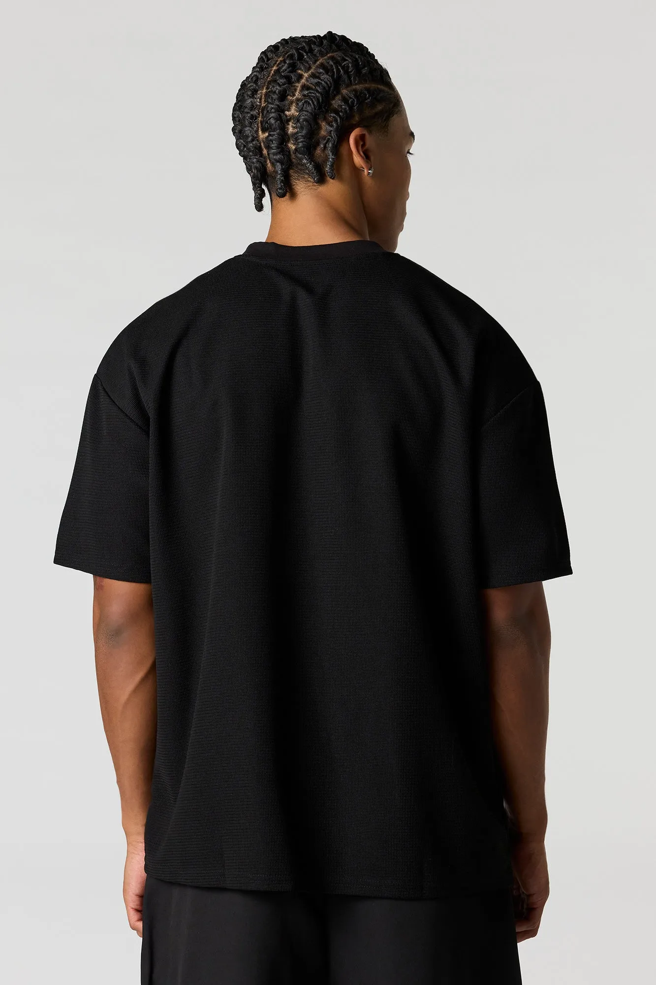 Textured Relaxed T-Shirt sold by Urban Planet product image thumbnail 5