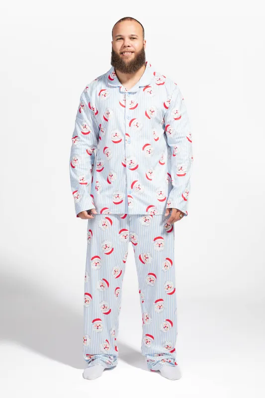 Mens Fammy Jammies Santa Flannel Pajama Set sold by Urban Planet