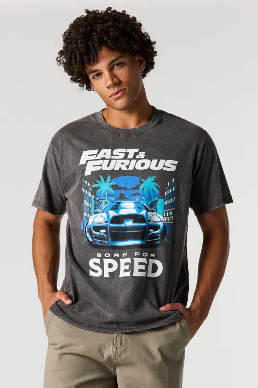 Fast & Furious Graphic Washed T-Shirt sold by Urban Planet