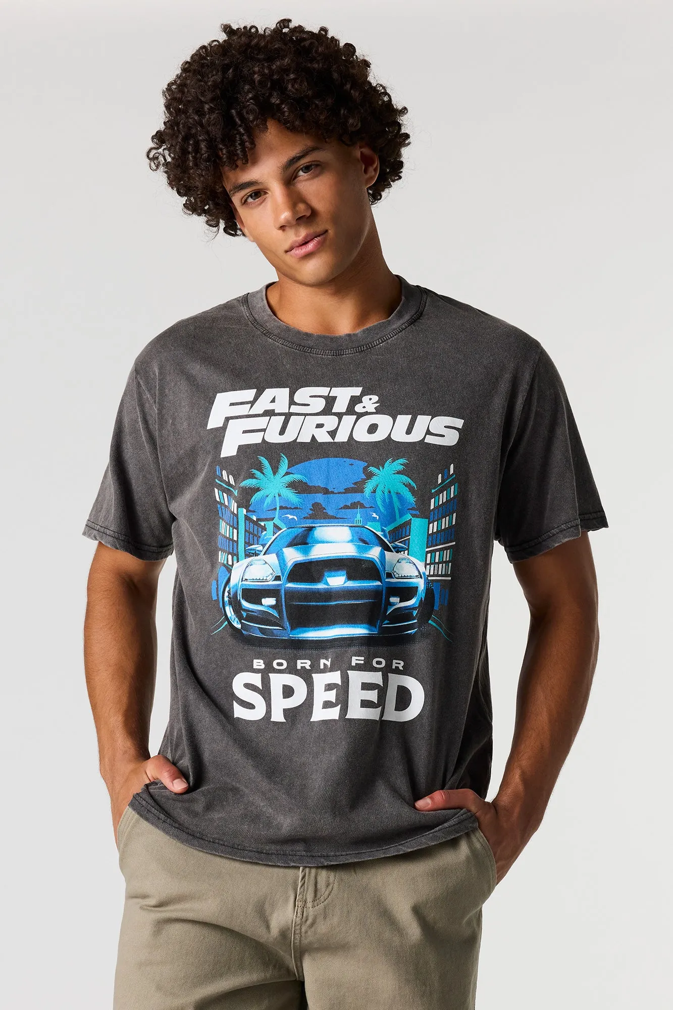 Fast & Furious Graphic Washed T-Shirt sold by Urban Planet