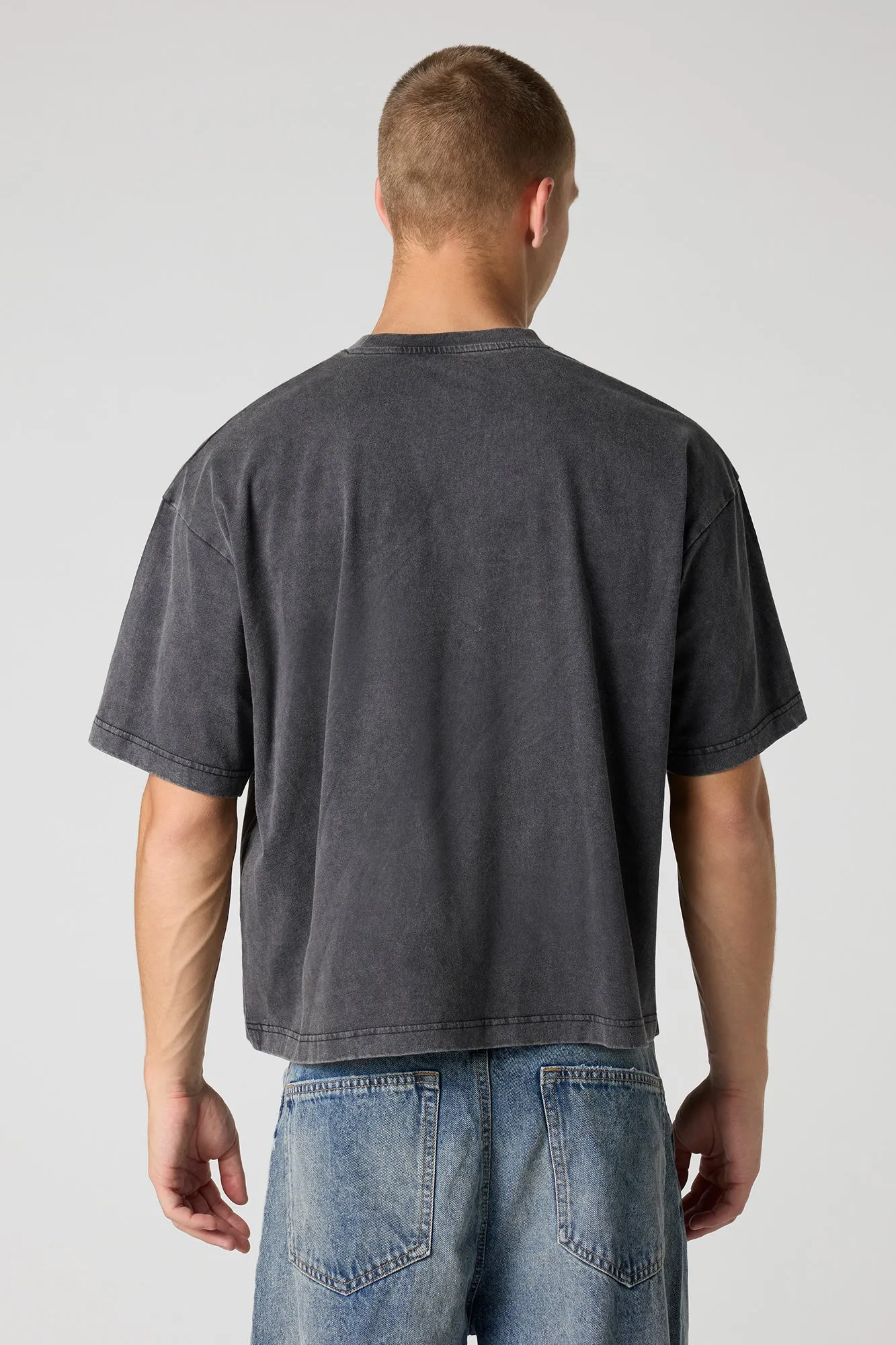 Official Graphic Washed Boxy T-Shirt sold by Urban Planet product image thumbnail 2