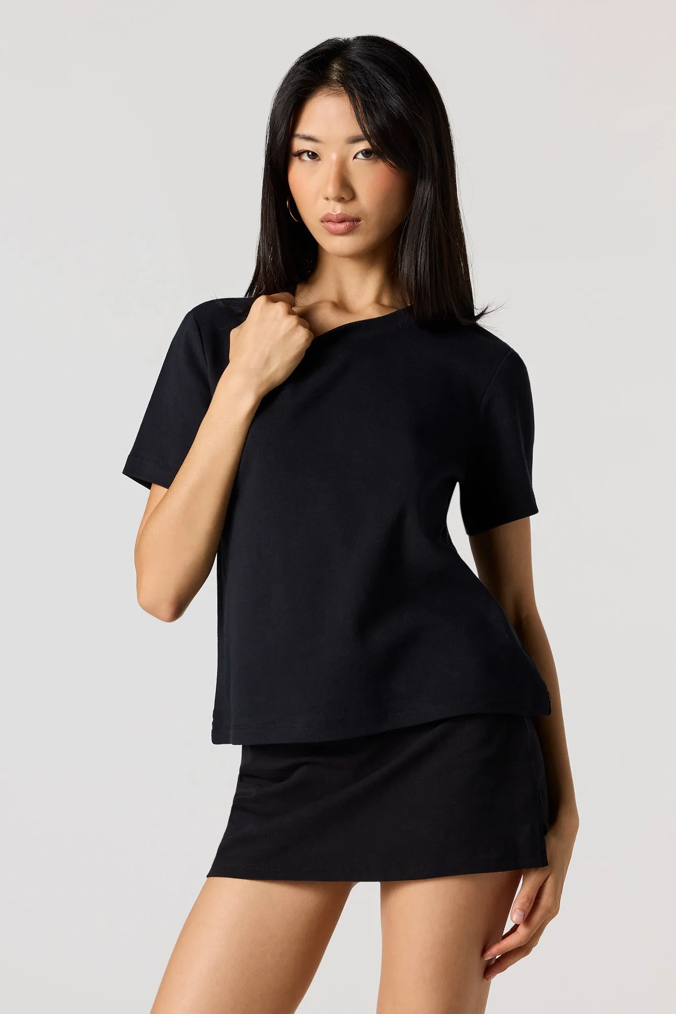 Relaxed Crewneck T-Shirt sold by Urban Planet product image thumbnail 4