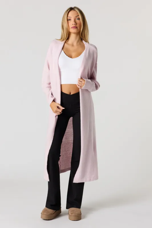 Mossy Knit Maxi Cardigan sold by Urban Planet