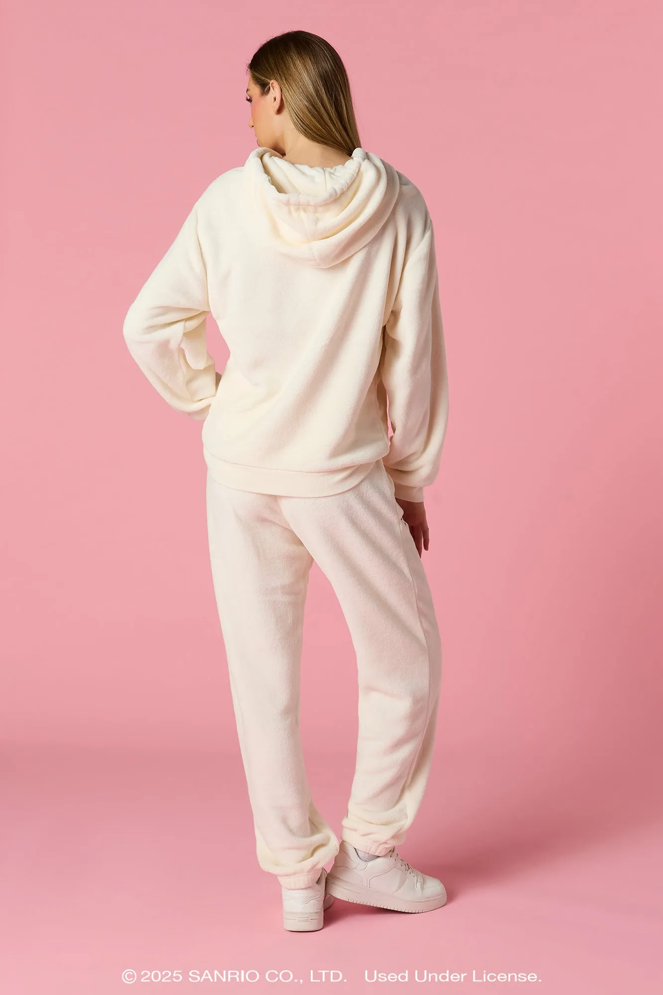 Hello Kitty® Holiday Embroidered Plush Jogger sold by Urban Planet product image thumbnail 3