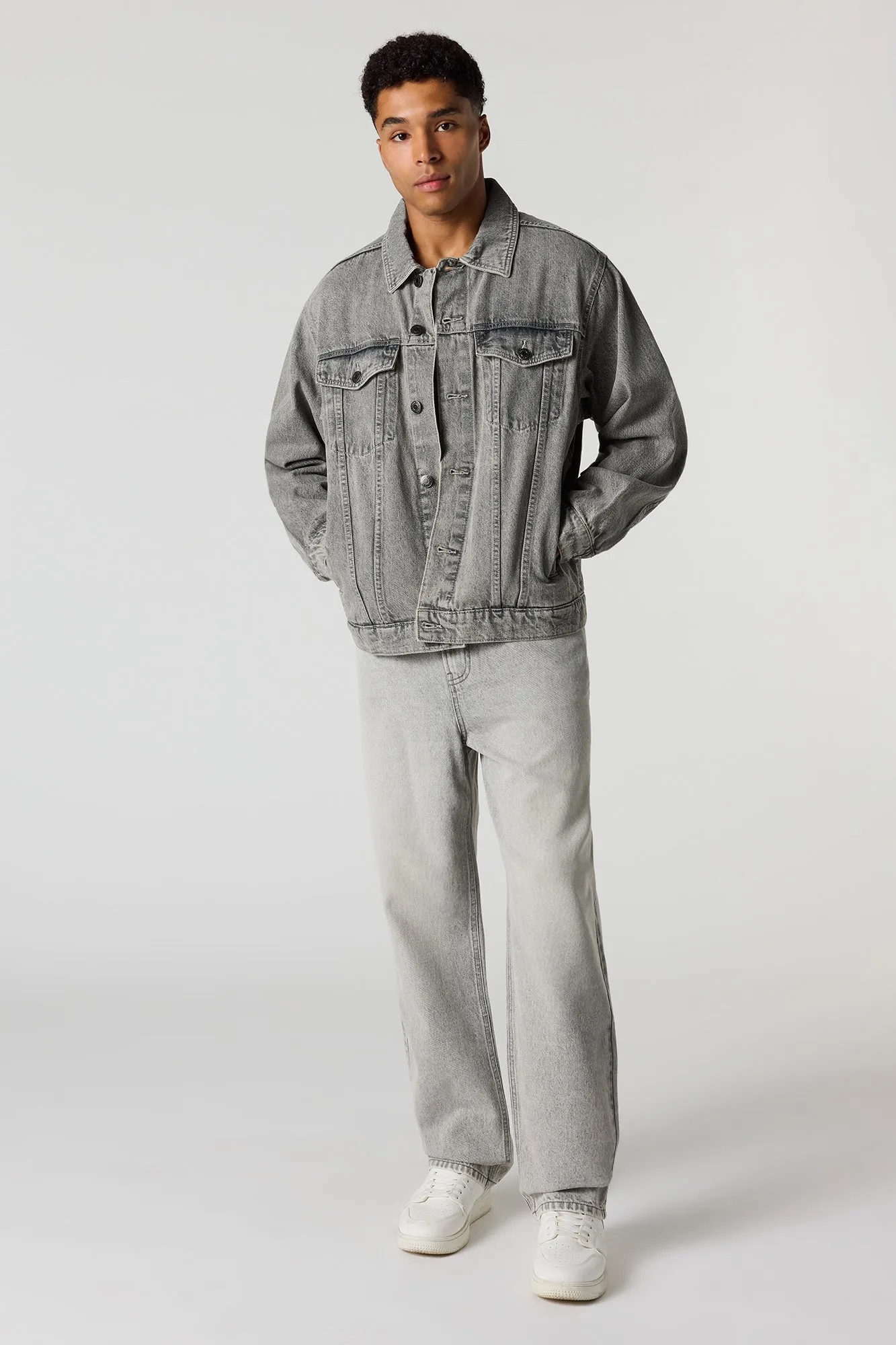 Baggy Medium Grey Jean sold by Urban Planet product image thumbnail 2