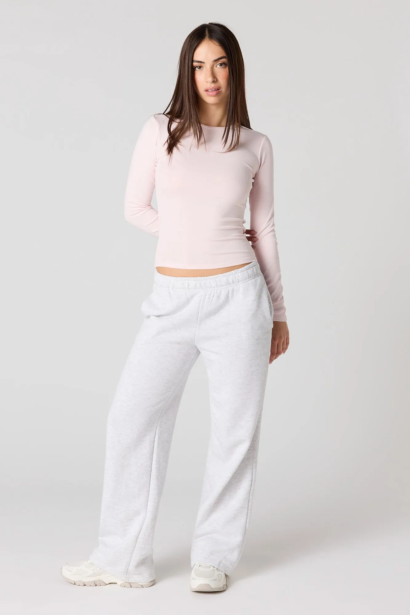 Classic Ribbed Long Sleeve Top sold by Urban Planet product image thumbnail 3