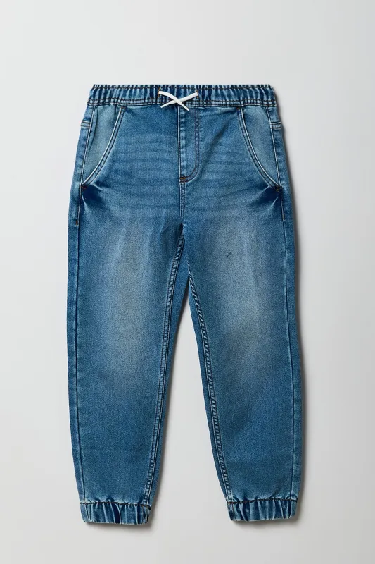 Boys Denim Jogger sold by Urban Planet