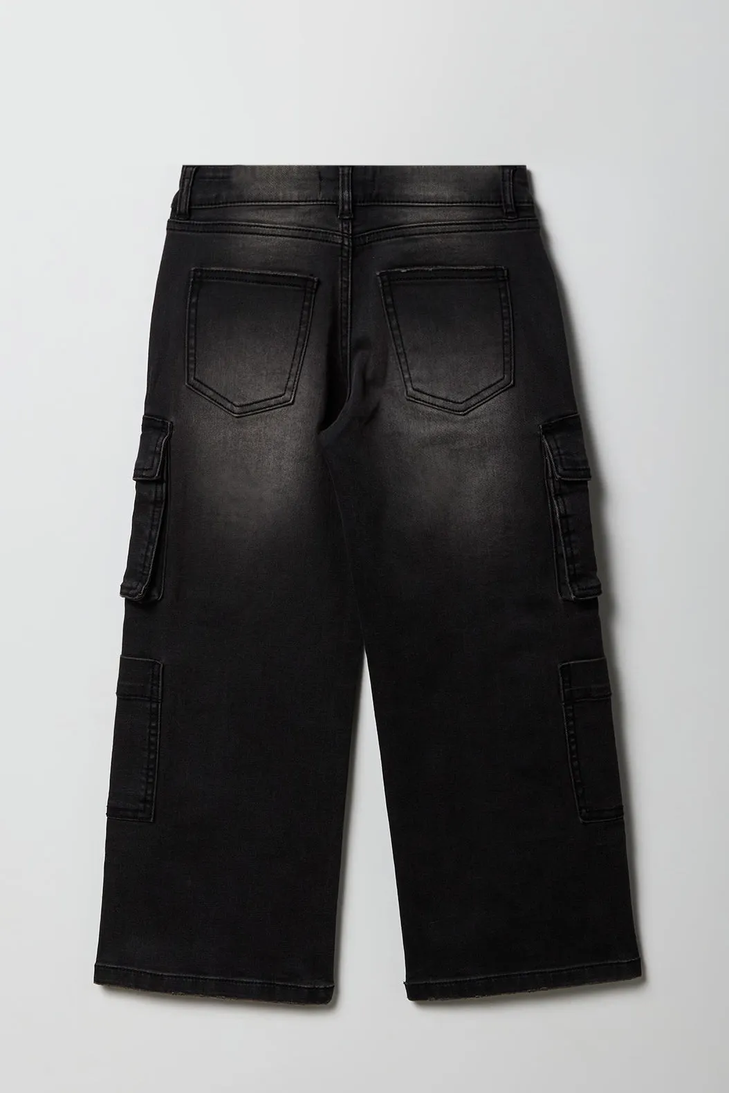 Girls Baggy Wide Leg Cargo Jean sold by Urban Planet product image thumbnail 2