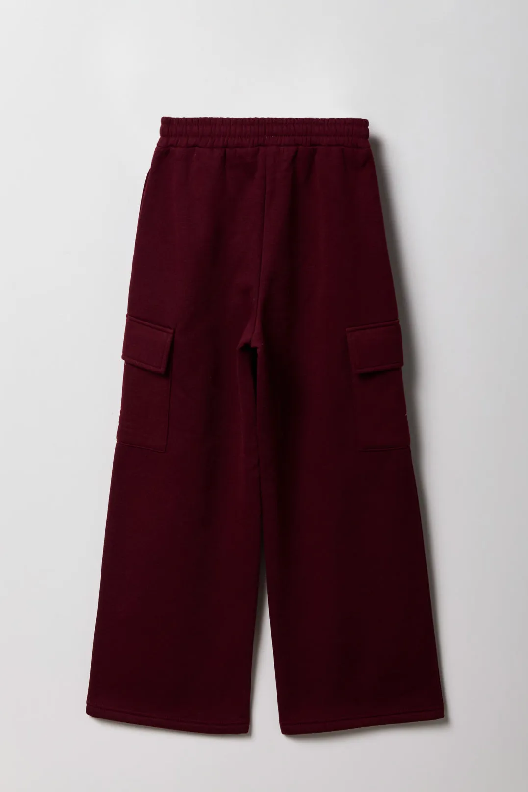Girls Fleece Wide Leg Cargo Sweatpant sold by Urban Planet product image thumbnail 2
