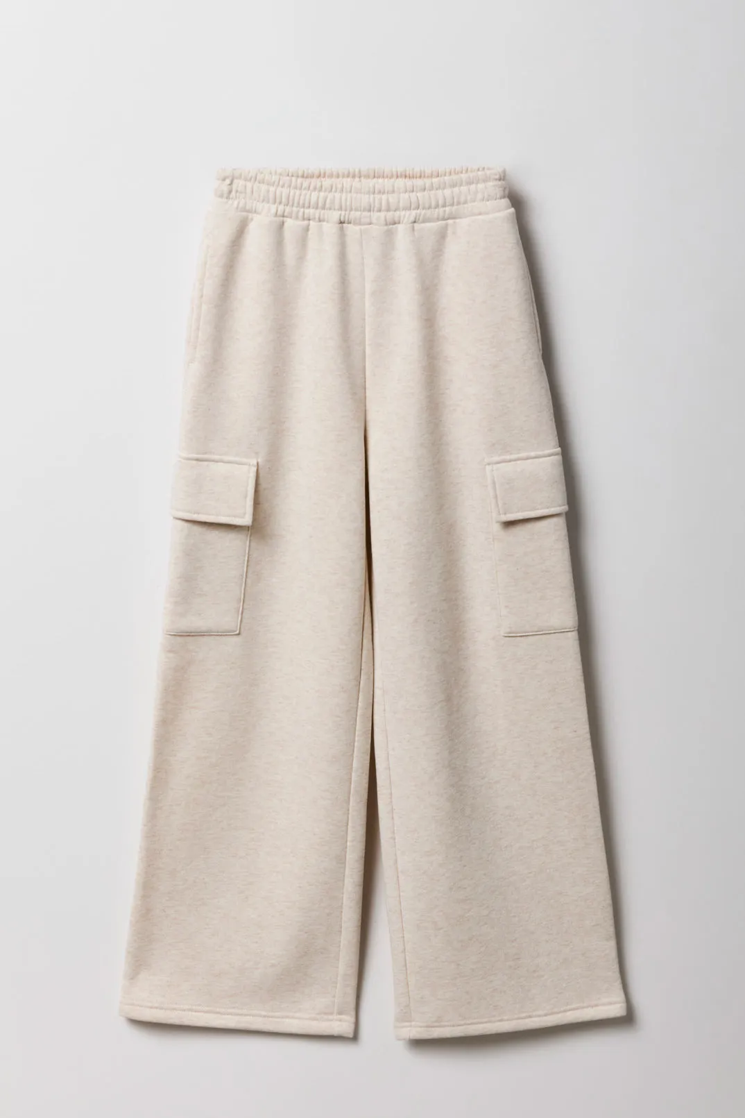 Girls Fleece Wide Leg Cargo Sweatpant sold by Urban Planet product image thumbnail 5