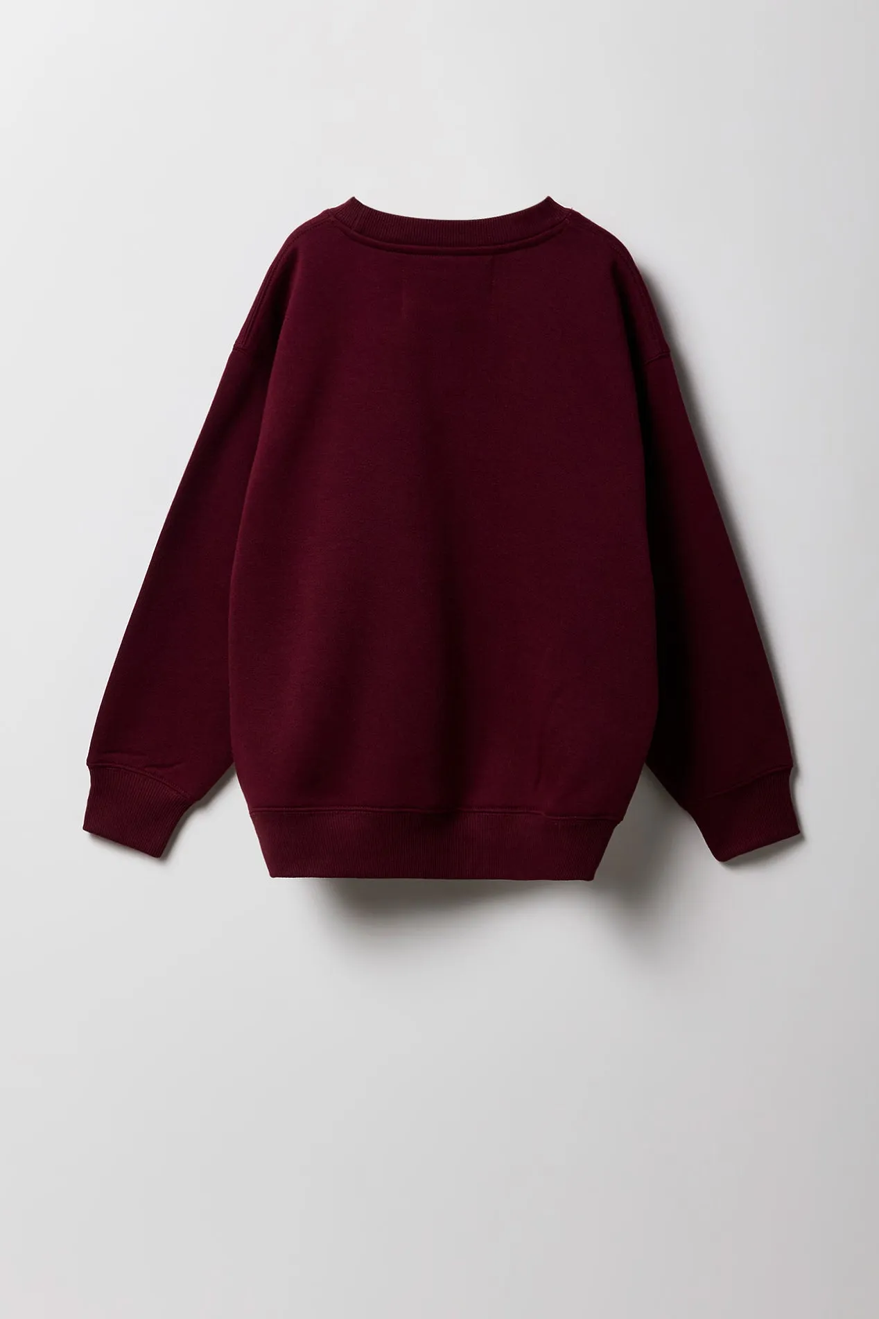 Girls Fleece Oversized Embroidered Sweatshirt sold by Urban Planet product image thumbnail 2