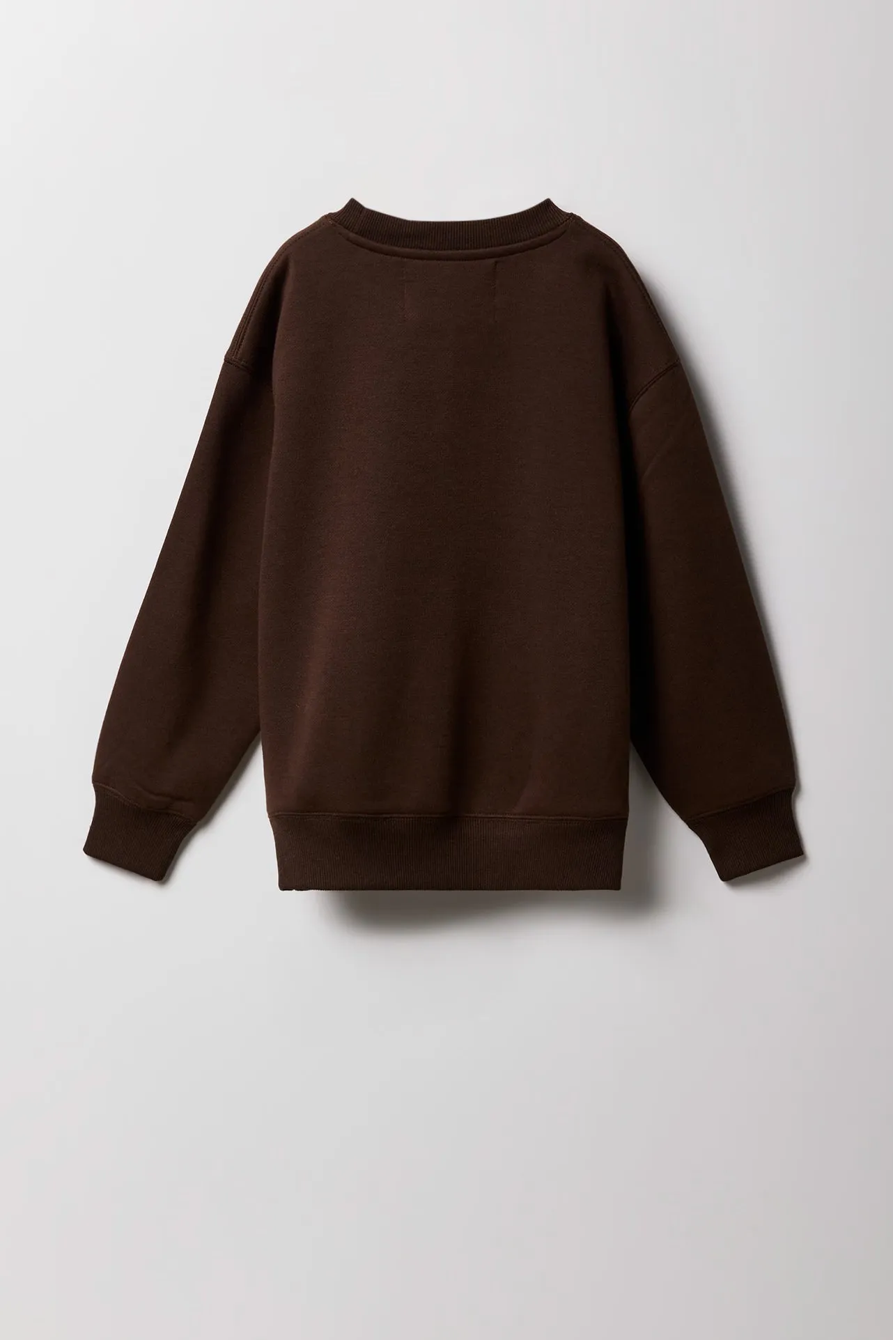 Girls Fleece Oversized HD Print Sweatshirt sold by Urban Planet product image thumbnail 2