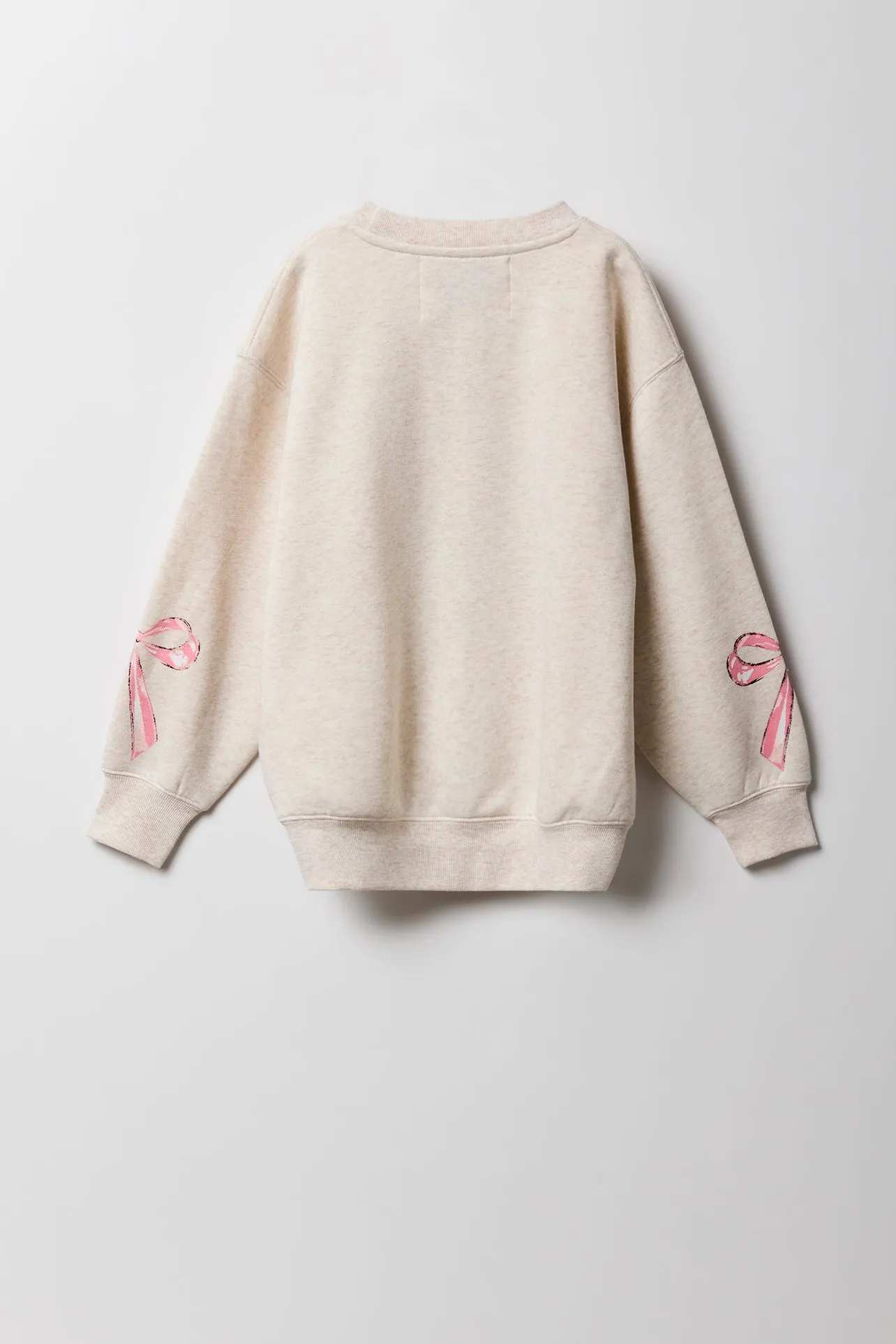 Girls Fleece Oversized Puff Print Sweatshirt sold by Urban Planet product image thumbnail 4