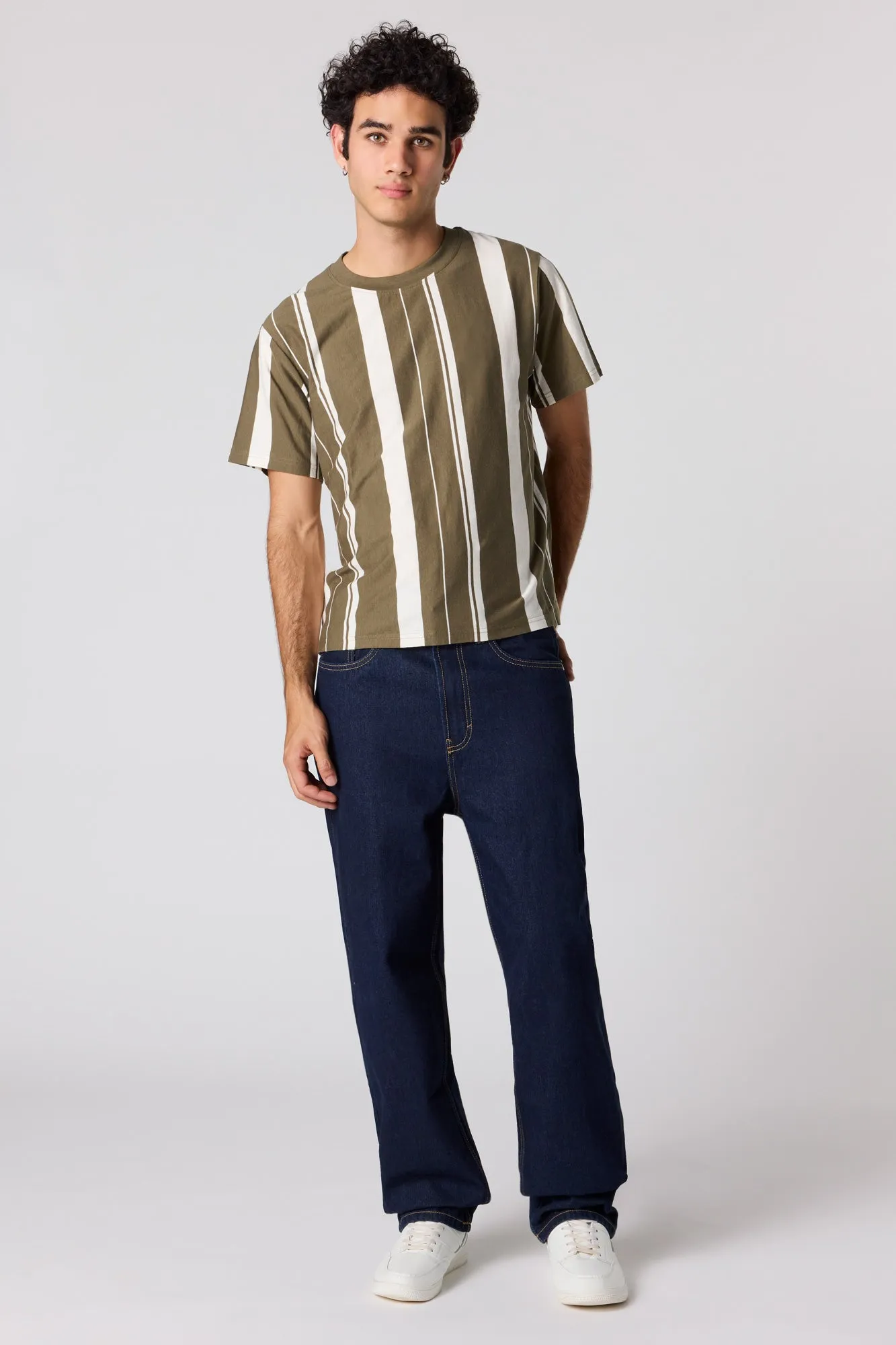 Vertical Striped T-Shirt sold by Urban Planet product image thumbnail 3