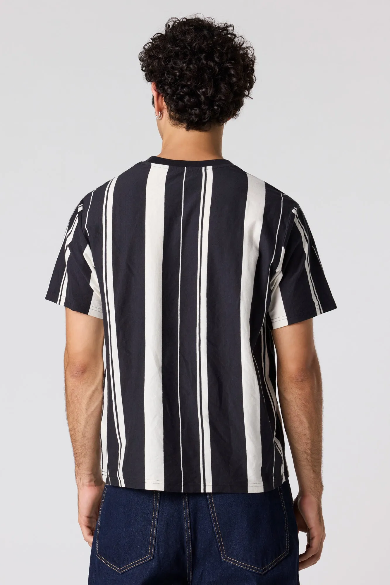 Vertical Striped T-Shirt sold by Urban Planet product image thumbnail 5