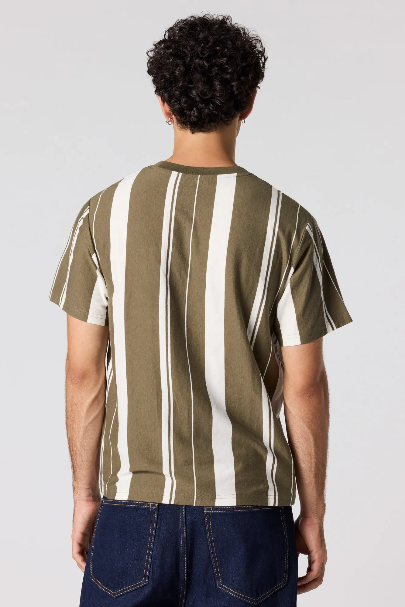 Vertical Striped T-Shirt sold by Urban Planet product image thumbnail 2