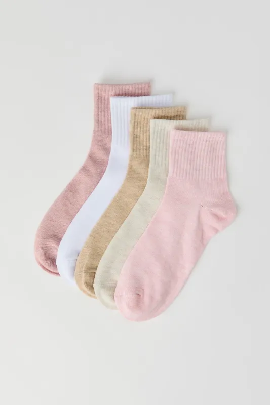 Quarter Socks (5 Pack) sold by Urban Planet