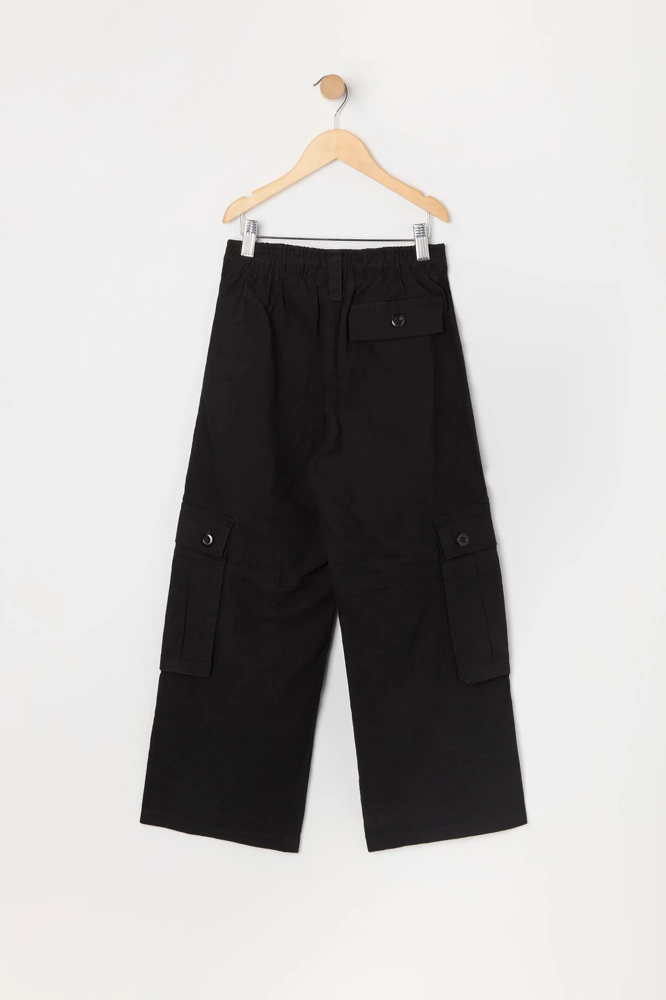 Pantalon cargo à jambe large avec poches multiples pour fille sold by Urban Planet product image thumbnail 4