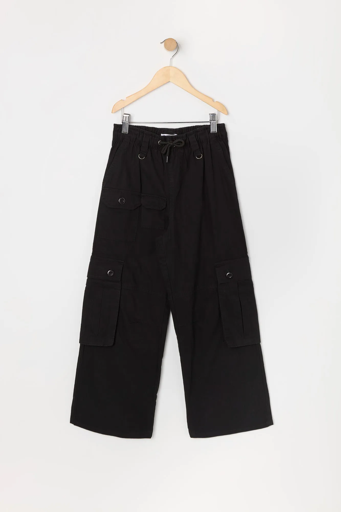 Pantalon cargo à jambe large avec poches multiples pour fille sold by Urban Planet product image thumbnail 3