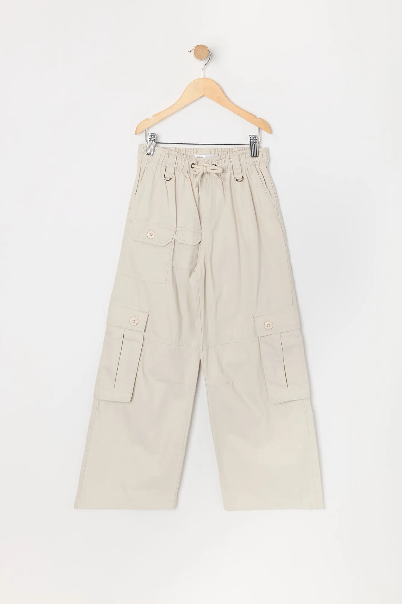 Pantalon cargo à jambe large avec poches multiples pour fille sold by Urban Planet product image thumbnail 5