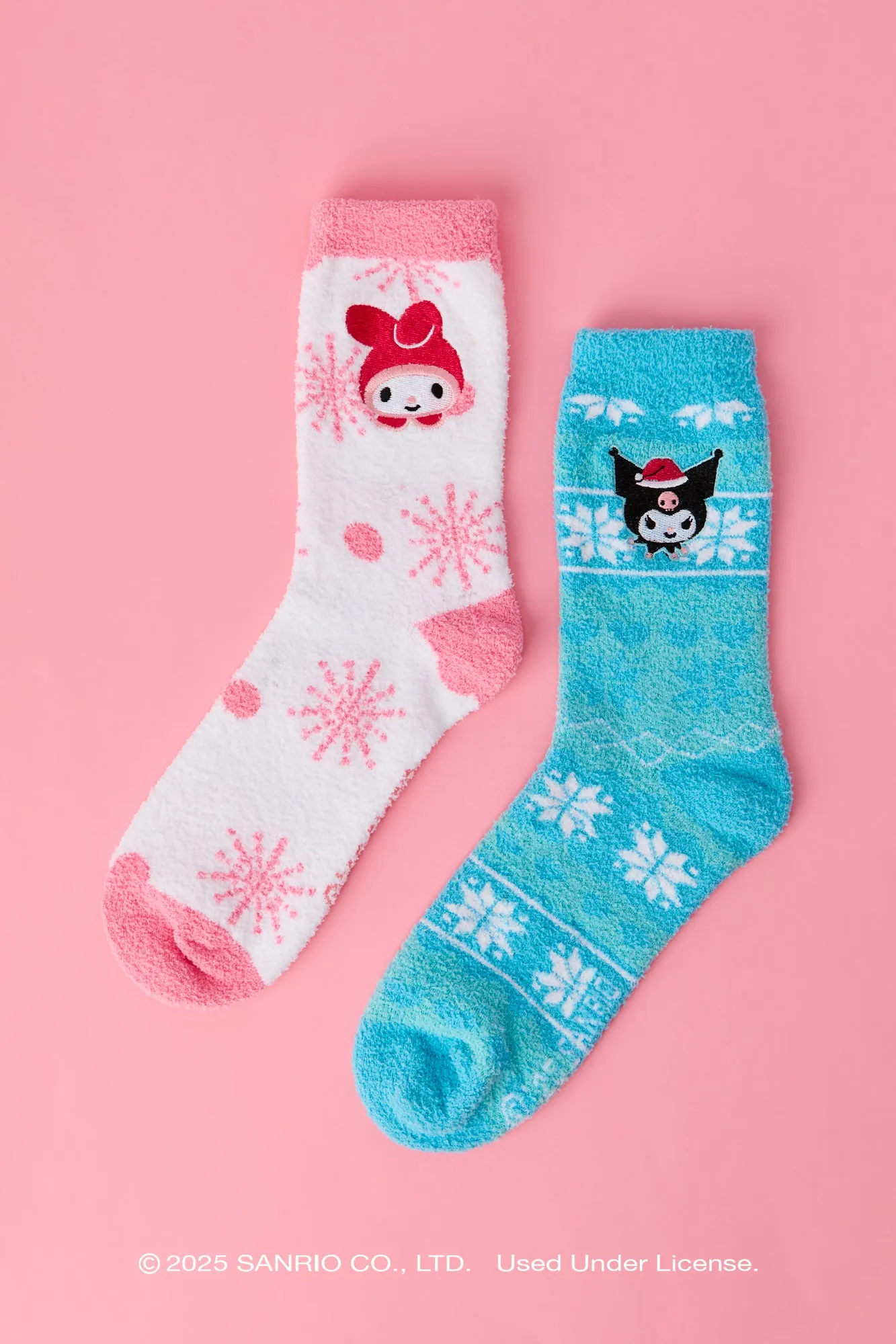 My Melody™ & Kuromi™ Christmas Socks (2 Pack) sold by Urban Planet