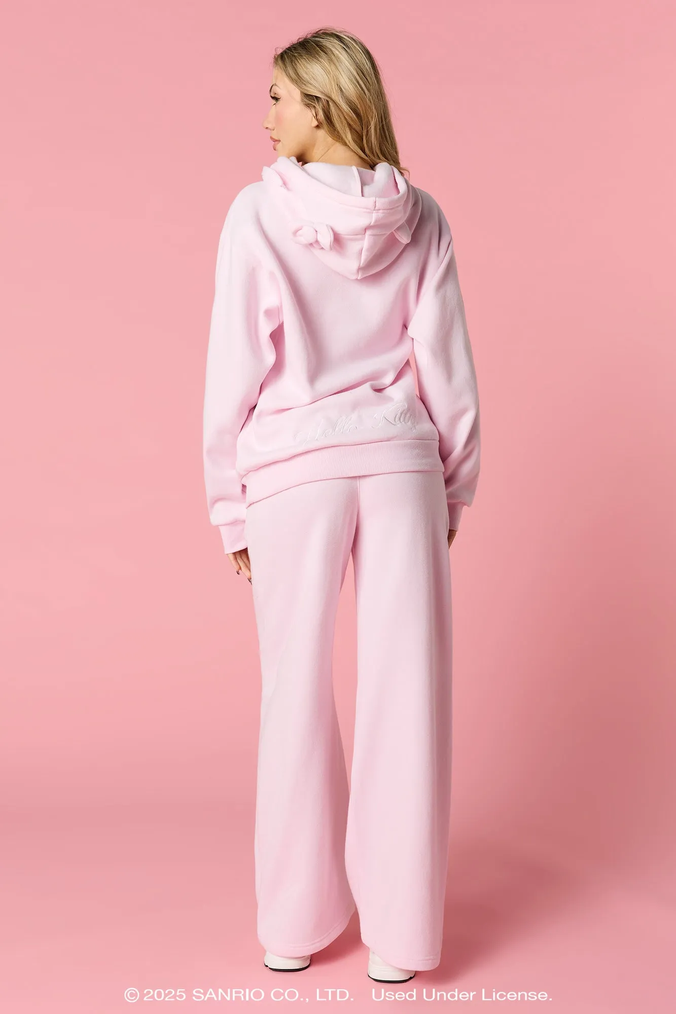 Hello Kitty® Graphic Fleece Wide Leg Sweatpant sold by Urban Planet product image thumbnail 3