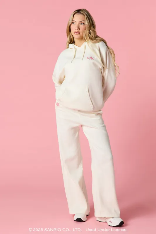 My Melody™ Graphic Fleece Wide Leg Sweatpant sold by Urban Planet