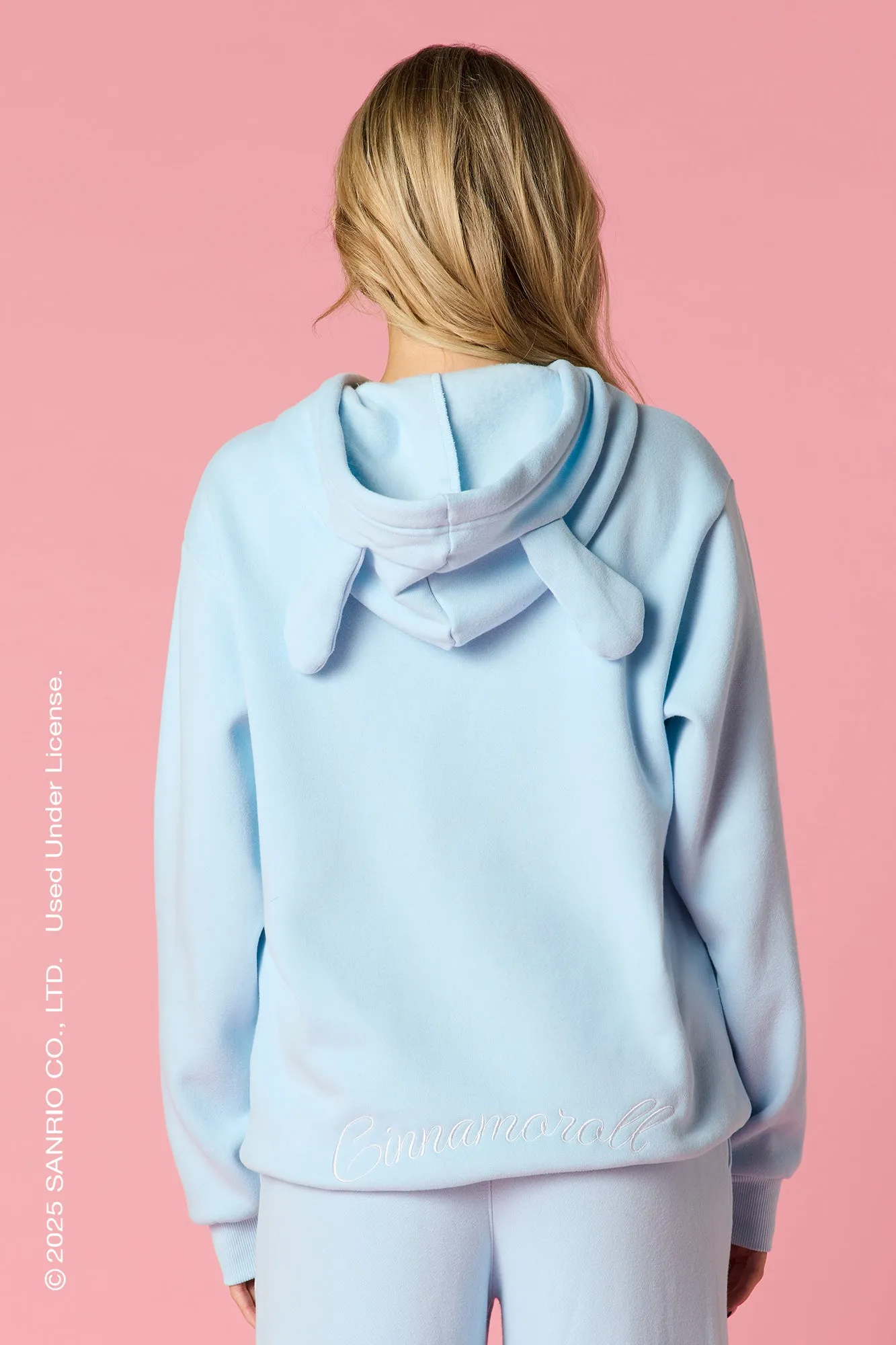 Cinnamoroll™ Embroidered Fleece 3D Hoodie sold by Urban Planet product image thumbnail 3